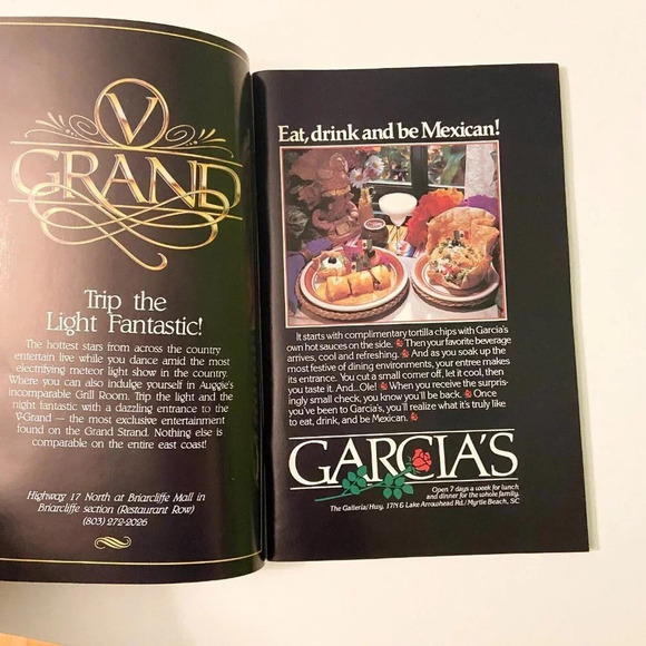 Vintage 1986 The Weekly Vacationers Guide Coast Magazine South Carolina Brochure - Picture 6 of 16